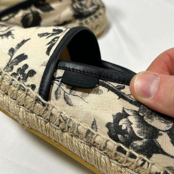Gucci Herbarium Floral Canvas Espadrille Flats Womens‎ 36 (US 6) - Picture 8 of 12